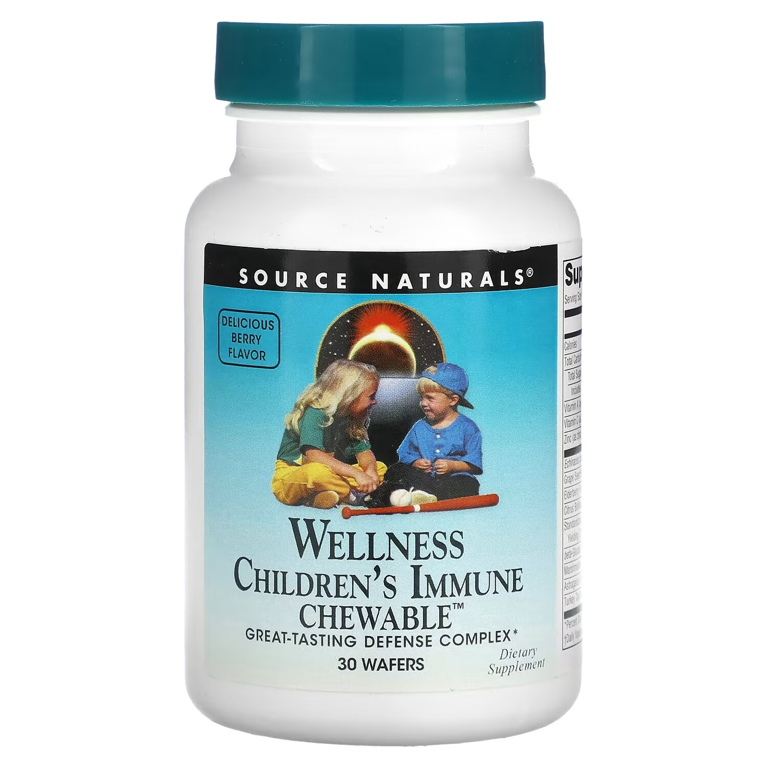 Source Naturals Детские жевательные пастилки для поддержки иммунитета Wellness со вкусом ягод, 30 пастилок
Source Naturals Детские жевательные пастилки для поддержки иммунитета Wellness со вкусом ягод, 30 пастилок