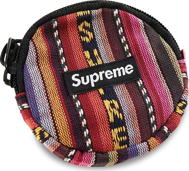 Сумка Supreme Woven Stripe Coin Pouch Multicolor, разноцветный 
Сумка Supreme Woven Stripe Coin Pouch Multicolor, разноцветный