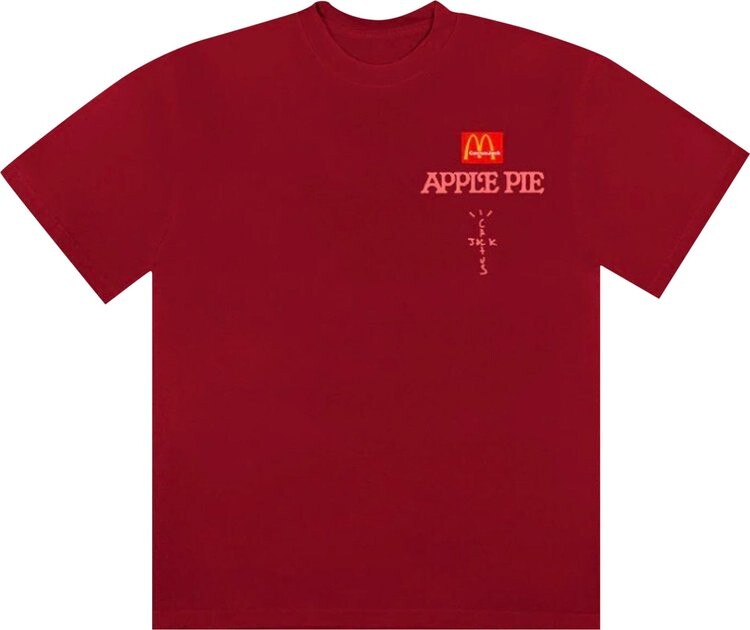 Футболка Cactus Jack by Travis Scott x McDonald's Apple Pie T-Shirt 'Cardinal', красный
Футболка Cactus Jack by Travis Scott x McDonald's Apple Pie T-Shirt 'Cardinal', красный