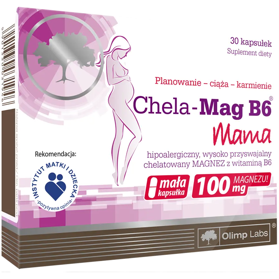 Olimp Chela Mag B6 Mama биологически активная добавка, 30 капсул/1 упаковка
Olimp Chela Mag B6 Mama биологически активная добавка, 30 капсул/1 упаковка