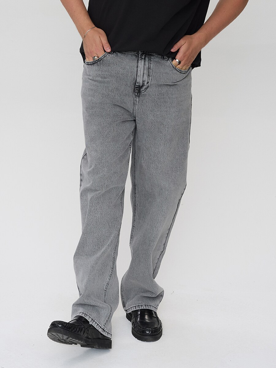 Джинсы с широкими штанинами Dxnmxrk DXGary, Grey Denim
Джинсы с широкими штанинами Dxnmxrk DXGary, Grey Denim