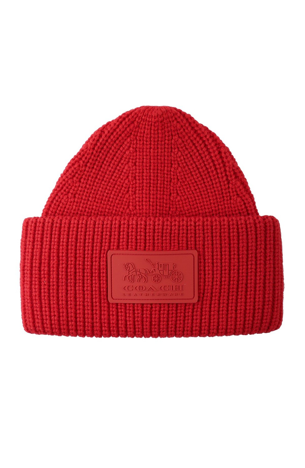 Женская классическая шапка-бини в рубчик с нашивками на манжетах COACH
Женская классическая шапка-бини в рубчик с нашивками на манжетах COACH