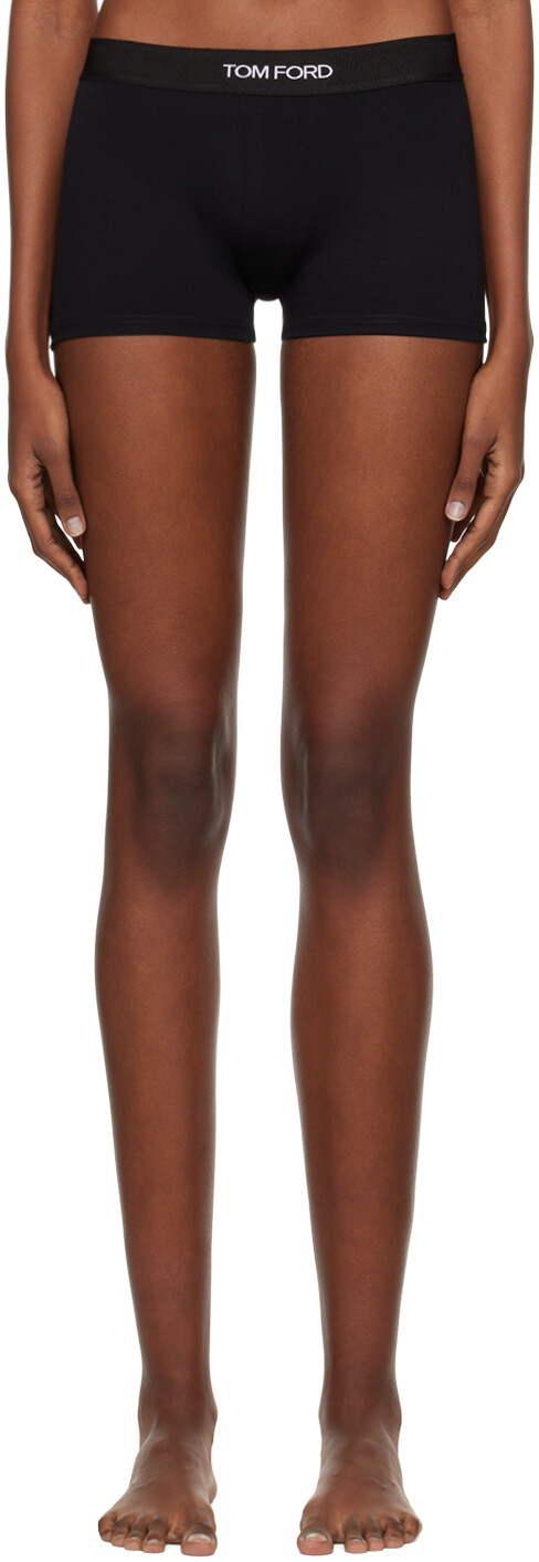 Черные жаккардовые шорты для мальчика Tom Ford
Черные жаккардовые шорты для мальчика Tom Ford