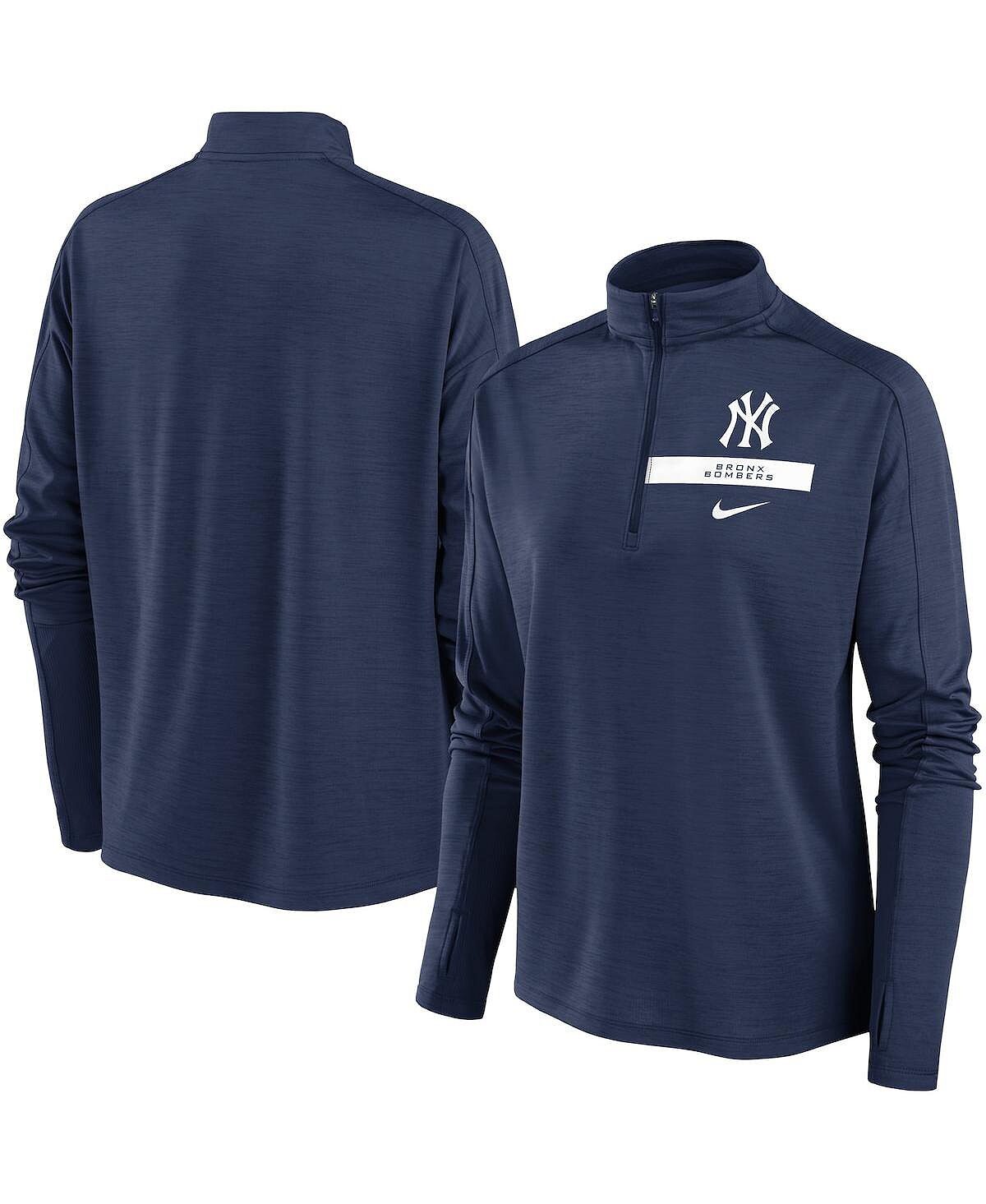 Женский темно-синий топ new york yankees primetime local touch pacer с молнией на четверть Nike, синий
Женский темно-синий топ new york yankees primetime local touch pacer с молнией на четверть Nike, синий