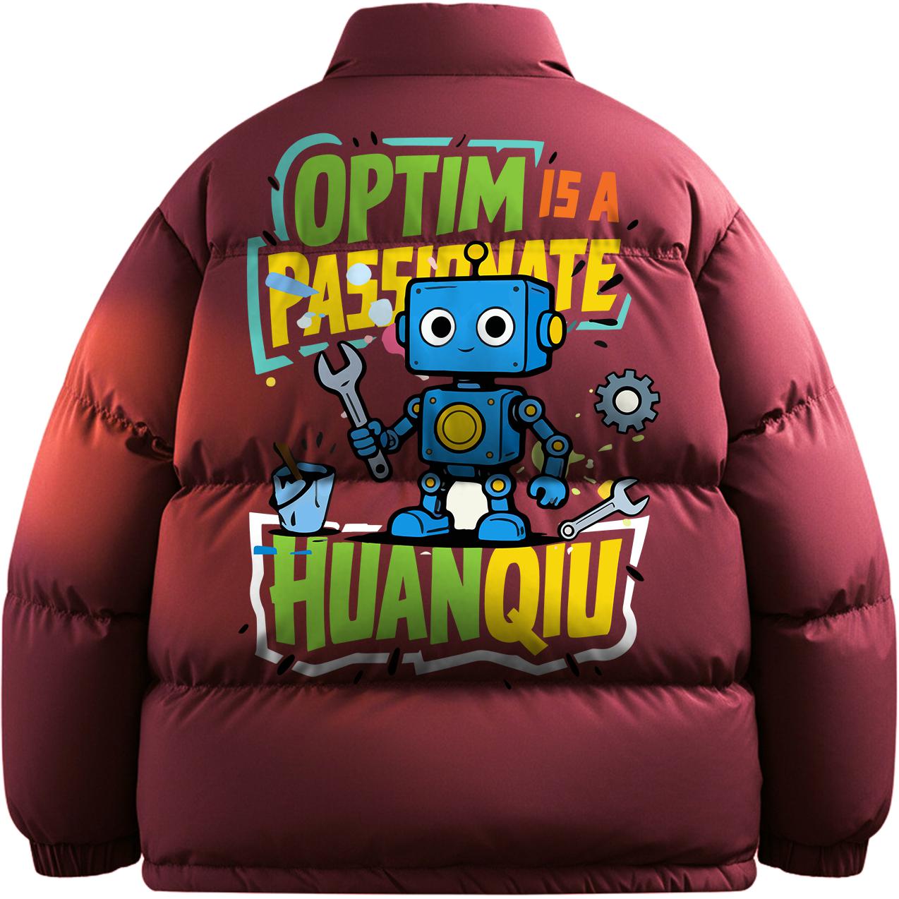 Пуховик Unisex с воротником стойкой утепленный HUANQIU, burgundy
Пуховик Unisex с воротником стойкой утепленный HUANQIU, burgundy