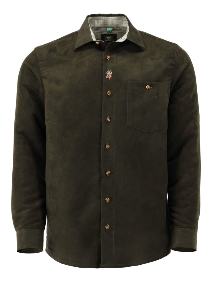 Охотничья рубашка Fibeu традиционного зеленого цвета OS-Trachten
Охотничья рубашка Fibeu традиционного зеленого цвета OS-Trachten