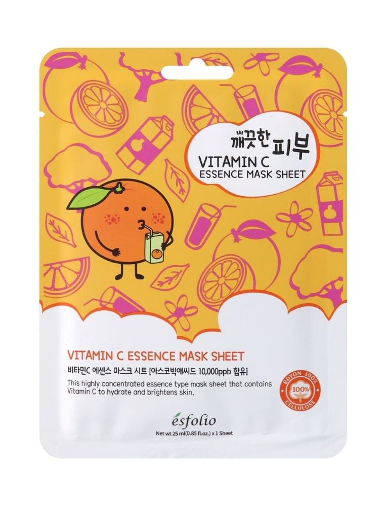 Тканевая маска с витамином С pure skin vitamin c essence mask sheet Esfolio, количество 1 шт.
Тканевая маска с витамином С pure skin vitamin c essence mask sheet Esfolio, количество 1 шт.