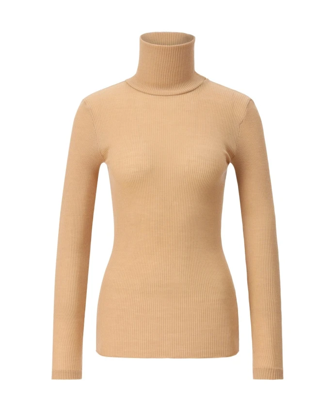 Ребристый свитер с высоким воротником Lisanza, коричневый
Ребристый свитер с высоким воротником Lisanza, коричневый