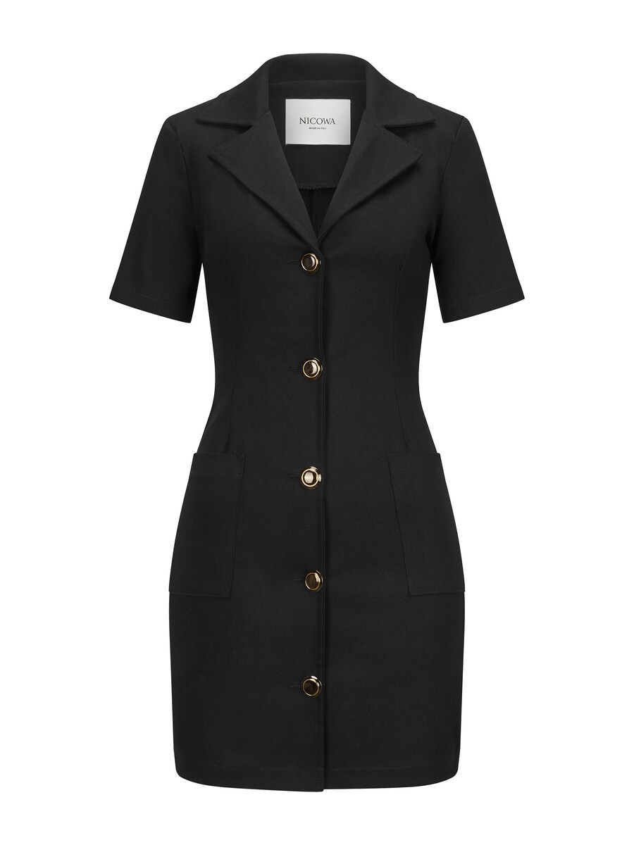 Платье-рубашка Nicowa Rilona, черный
Платье-рубашка Nicowa Rilona, черный