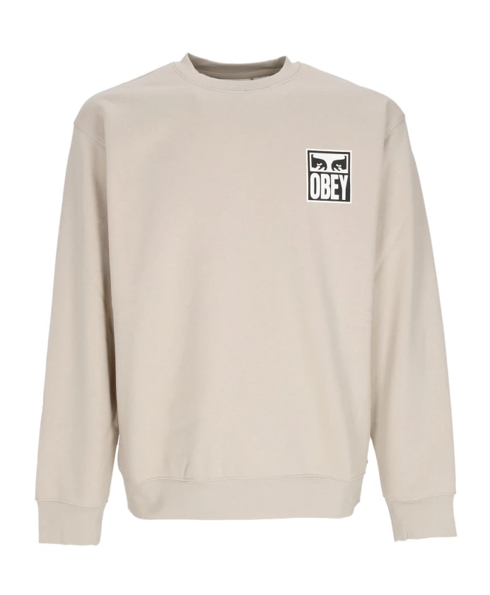 Флисовая толстовка с изображением иконических глаз Obey, серый
Флисовая толстовка с изображением иконических глаз Obey, серый