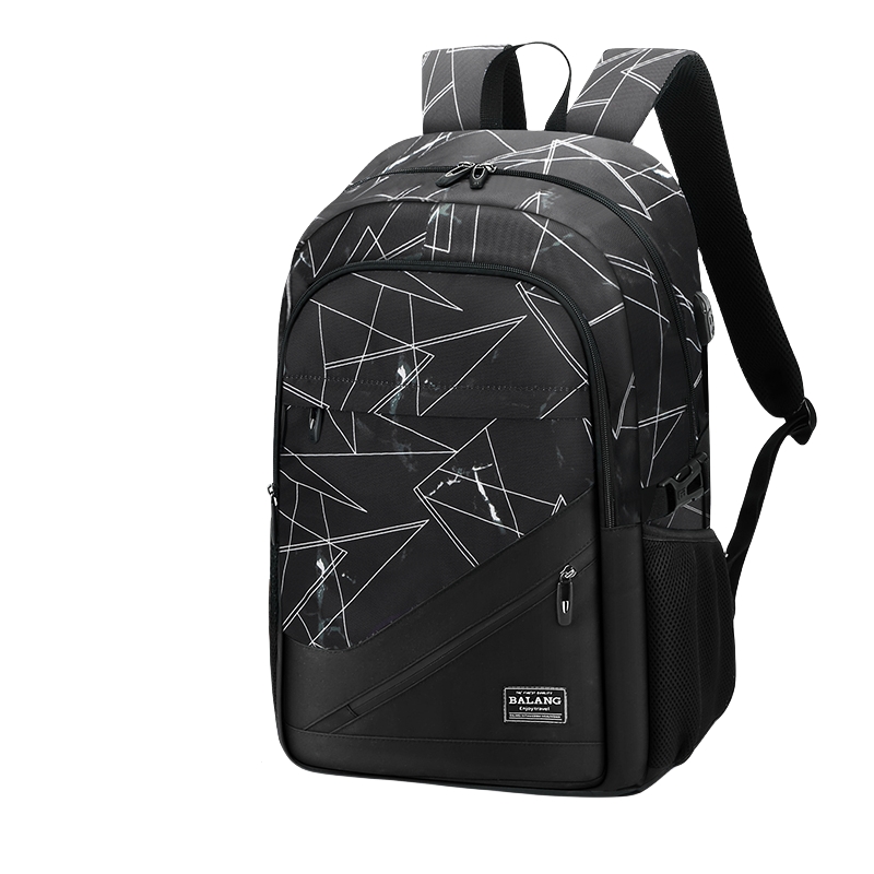 Рюкзак Oxford Большой Размер Унисекс Черный BALANG, Принт Сине-Серый 
Рюкзак Oxford Большой Размер Унисекс Черный BALANG, Принт Сине-Серый