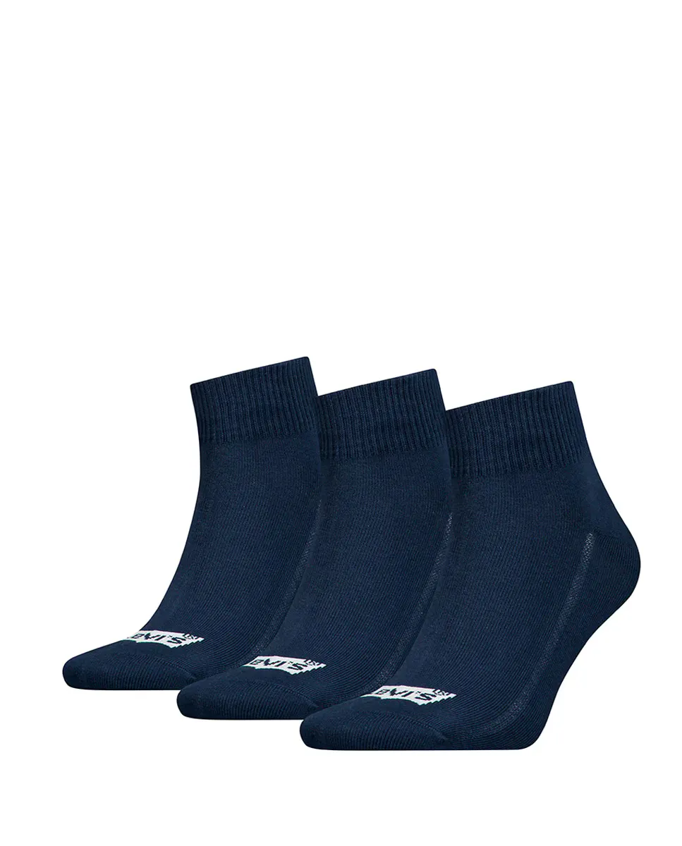 Набор из трех пар синих мужских носков Levi's, темно-синий
Набор из трех пар синих мужских носков Levi's, темно-синий