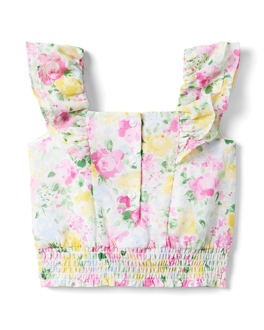 Шифоновый топ Janie and Jack с цветочным принтом и присборенной талией, мультиколор
Шифоновый топ Janie and Jack с цветочным принтом и присборенной талией, мультиколор