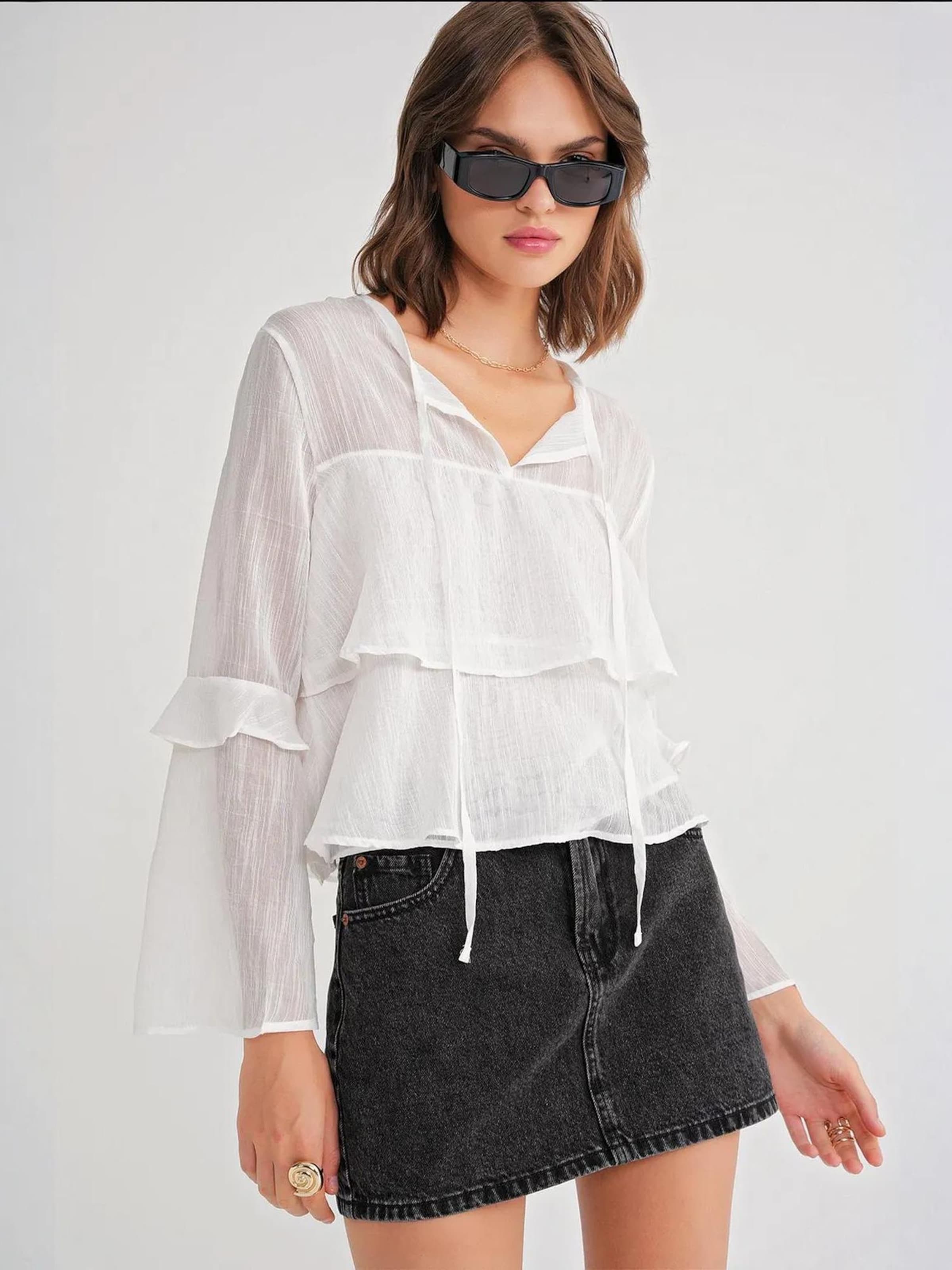 MixRay Блузка в белом цвете
MixRay Блузка в белом цвете