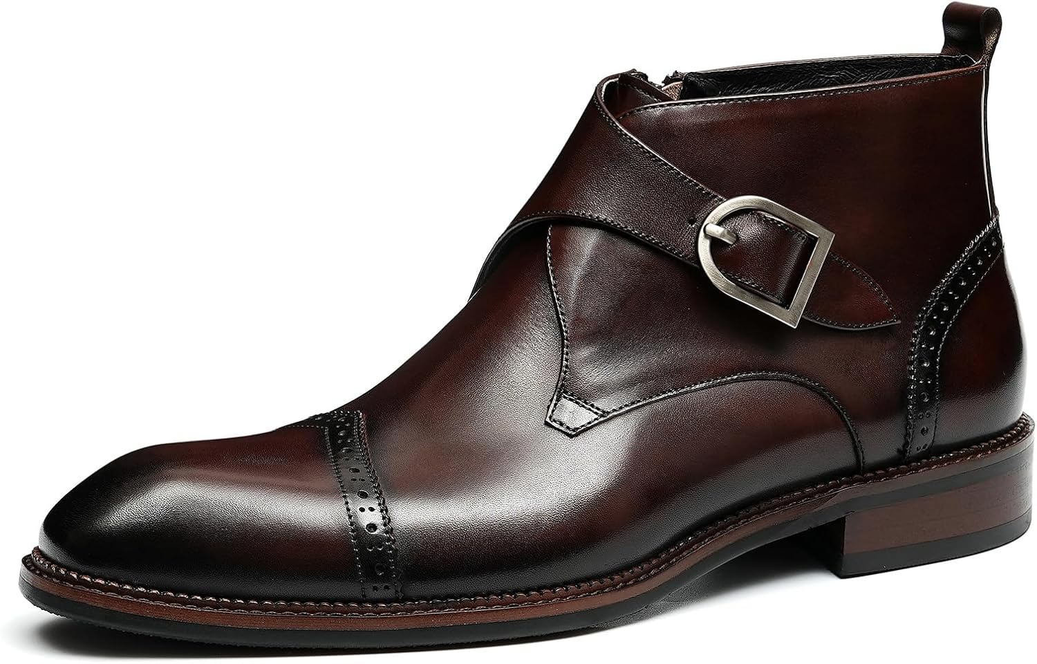Мужские ботинки Santimon Chelsea, формальные ботинки на щиколотку, модные формальные кожаные ботинки с пряжкой Monk-Strap, броги Chukka, бизнес-кэжуал, свадебные ботинки для мужчин, Coffee
Мужские ботинки Santimon Chelsea, формальные ботинки на щиколотку, модные формальные кожаные ботинки с пряжкой Monk-Strap, броги Chukka, бизнес-кэжуал, свадебные ботинки для мужчин, Coffee