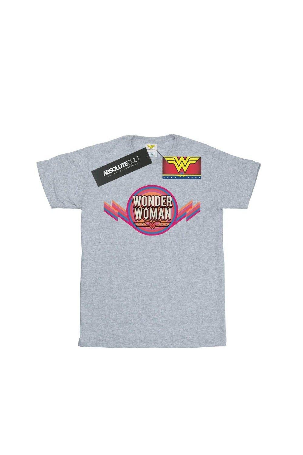 Футболка с радужным логотипом «Чудо-женщина» DC Comics, серый
Футболка с радужным логотипом «Чудо-женщина» DC Comics, серый