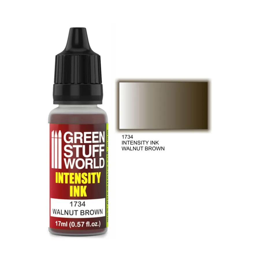 Чернила Intensity - Ореховый коричневый (17 мл), Paint - Inks & Dyes (Green Stuff World)
Чернила Intensity - Ореховый коричневый (17 мл), Paint - Inks & Dyes (Green Stuff World)