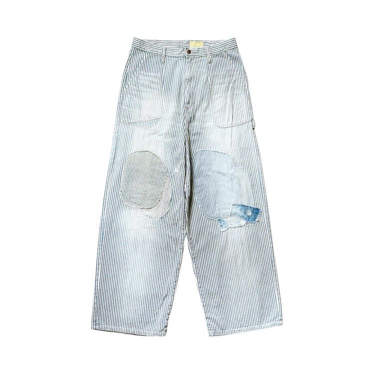 Брюки Kapital Hickoree Stripe Painter Port Baggy Pants (Champetre Remake), Blue
Брюки Kapital Hickoree Stripe Painter Port Baggy Pants (Champetre Remake), Blue