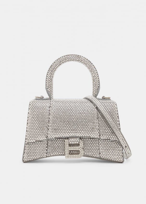 Сумка BALENCIAGA Hourglass XS embellished top-handle bag, серебряный, Серый, Сумка BALENCIAGA Hourglass XS embellished top-handle bag, серебряный
Сумка BALENCIAGA Hourglass XS embellished top-handle bag, серебряный, Серый, Сумка BALENCIAGA Hourglass XS embellished top-handle bag, серебряный