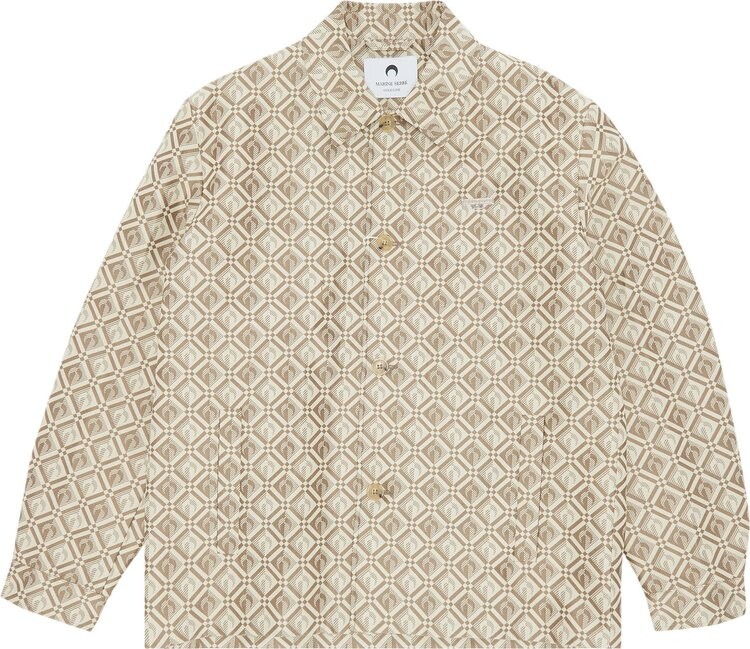 Куртка Marine Serre Moon Diamant Tailored Harrington Jacket Moon Diamant Beige Jacquard, коричневый
Куртка Marine Serre Moon Diamant Tailored Harrington Jacket Moon Diamant Beige Jacquard, коричневый