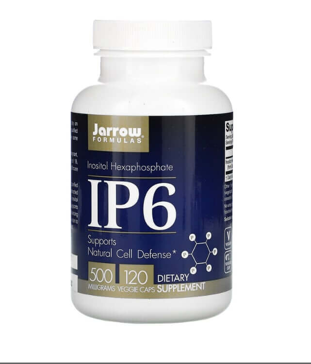 IP6, гексафосфат инозитола, 500 мг, 120 растительных капсул, Jarrow Formulas 
IP6, гексафосфат инозитола, 500 мг, 120 растительных капсул, Jarrow Formulas