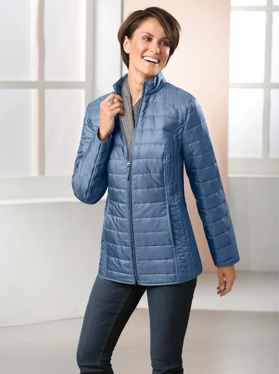 Стеганая куртка Classic Basics, без капюшона, джинсовый
Стеганая куртка Classic Basics, без капюшона, джинсовый