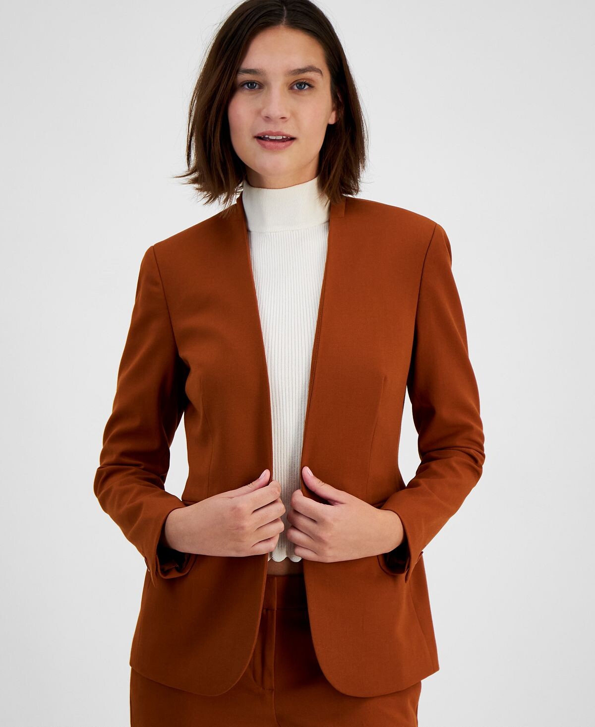 Женский блейзер без воротника с открытым передом, созданный для macy's Bar III, мульти
Женский блейзер без воротника с открытым передом, созданный для macy's Bar III, мульти