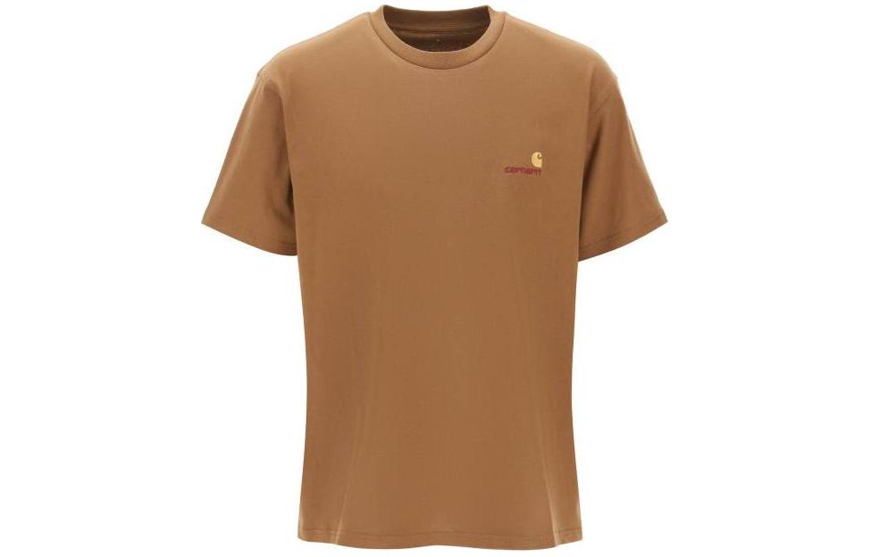 Футболка из хлопка с вышитым логотипом Carhartt WIP, хаки
Футболка из хлопка с вышитым логотипом Carhartt WIP, хаки