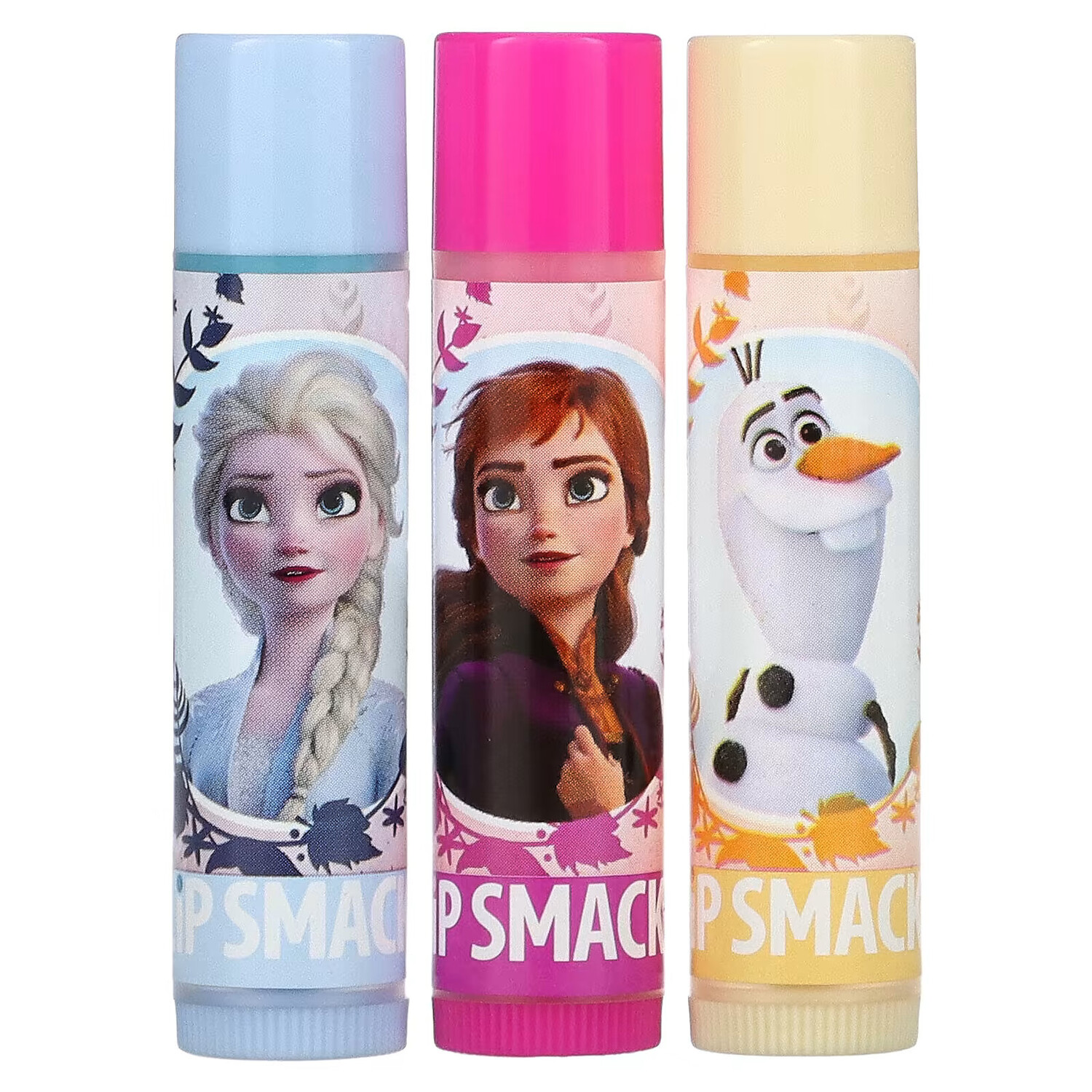 Lip Smacker, Frozen II, бальзам для губ, трио в упаковке, 3 шт., 12,0 г (0,42 унции)
Lip Smacker, Frozen II, бальзам для губ, трио в упаковке, 3 шт., 12,0 г (0,42 унции)