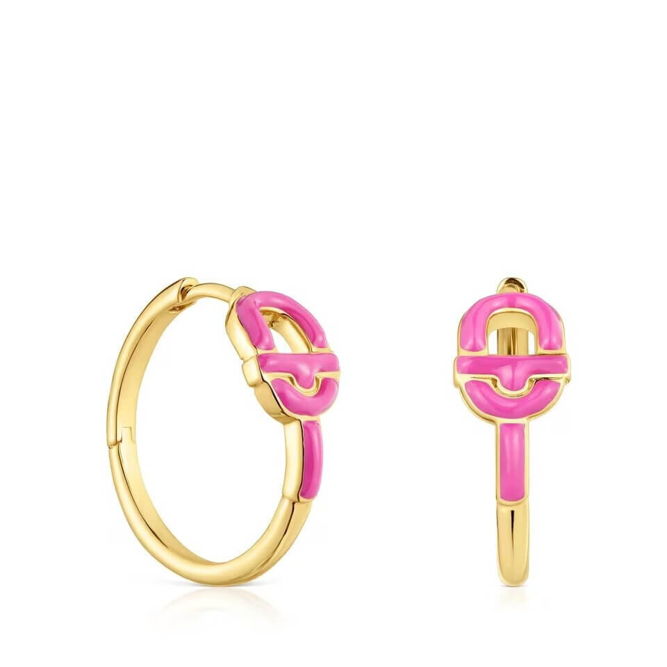 Серьги-кольца Tous Manifesto Short Motif, серебро с 18-каратным золотым покрытием/эмаль/розовый
Серьги-кольца Tous Manifesto Short Motif, серебро с 18-каратным золотым покрытием/эмаль/розовый