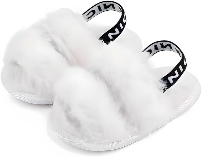 Домашние тапочки QIETION для девочек, мягкие плюшевые, легкие, с нескользящей подошвой, с перекрестной лентой, открытым носком, удобные для дома и улицы, белый
Домашние тапочки QIETION для девочек, мягкие плюшевые, легкие, с нескользящей подошвой, с перекрестной лентой, открытым носком, удобные для дома и улицы, белый