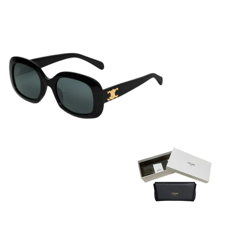 CELINE Солнцезащитные очки квадратной формы, Black 
CELINE Солнцезащитные очки квадратной формы, Black