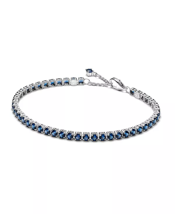Теннисный браслет из стерлингового серебра с блестками синего цвета Pandora, blue
Теннисный браслет из стерлингового серебра с блестками синего цвета Pandora, blue