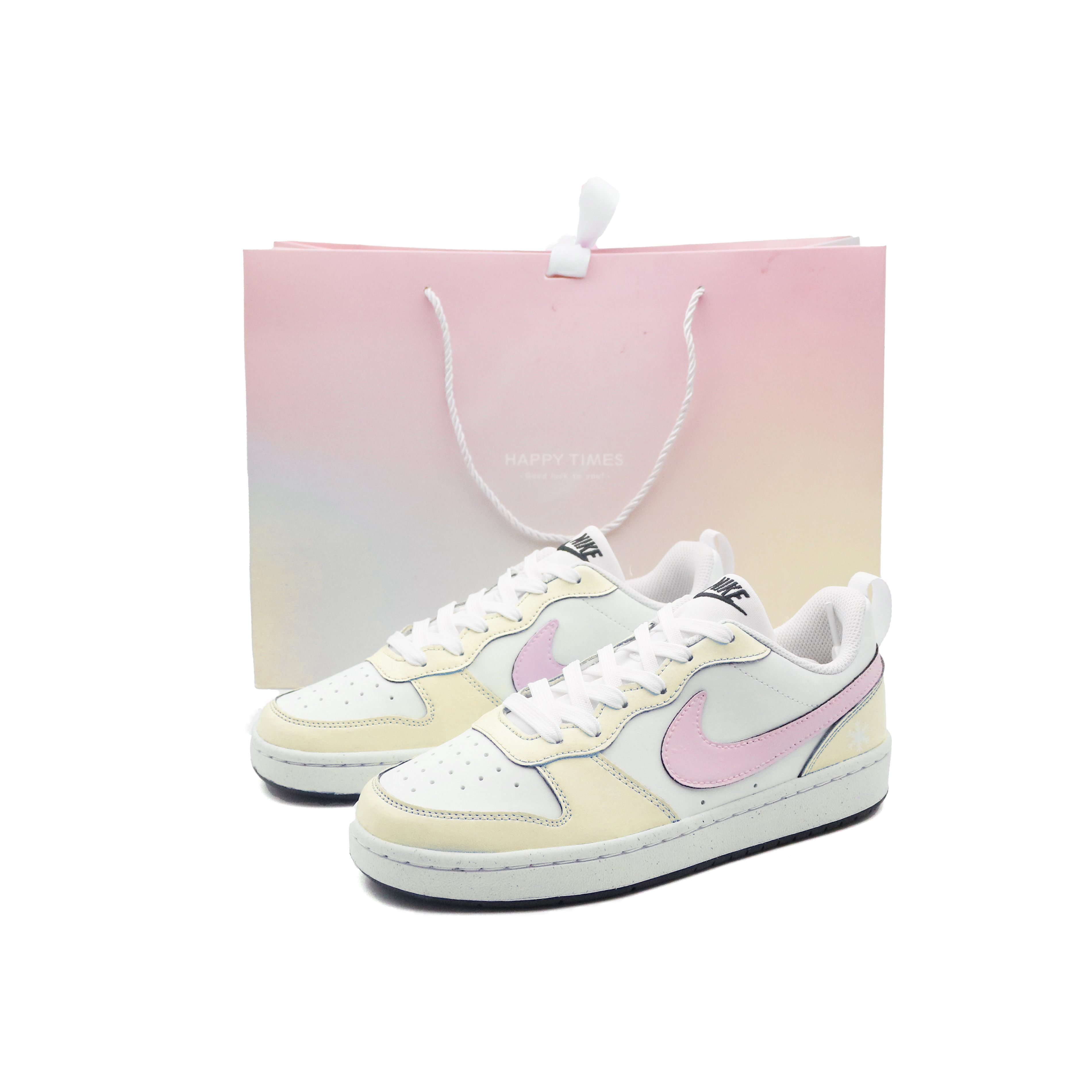 Легкие амортизирующие кроссовки Court Borough LOW RECRAFT с низким верхом для детей и подростков Nike, желтый/розовый
Легкие амортизирующие кроссовки Court Borough LOW RECRAFT с низким верхом для детей и подростков Nike, желтый/розовый