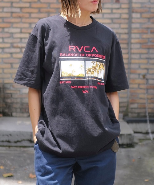 Мужская футболка с коротким рукавом и принтом спереди RVCA, черный
Мужская футболка с коротким рукавом и принтом спереди RVCA, черный