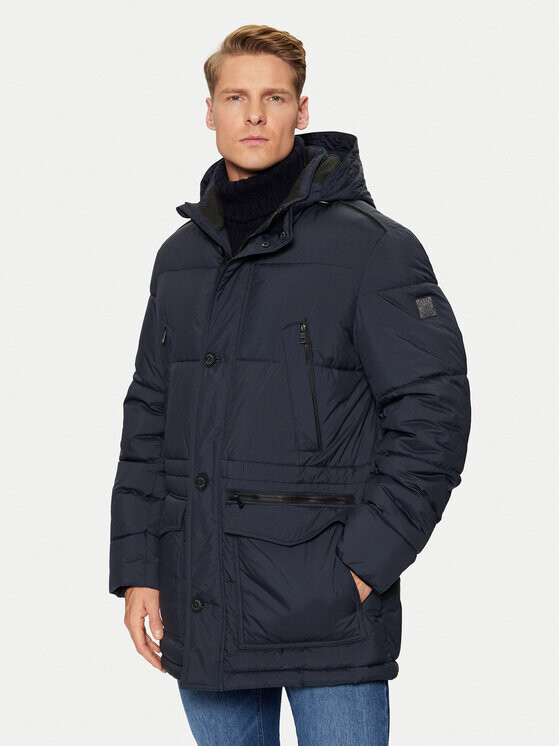 Пуховик стандартного кроя Bugatti, синий
Пуховик стандартного кроя Bugatti, синий