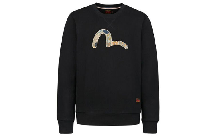 Толстовка мужская черная Evisu, черный 
Толстовка мужская черная Evisu, черный