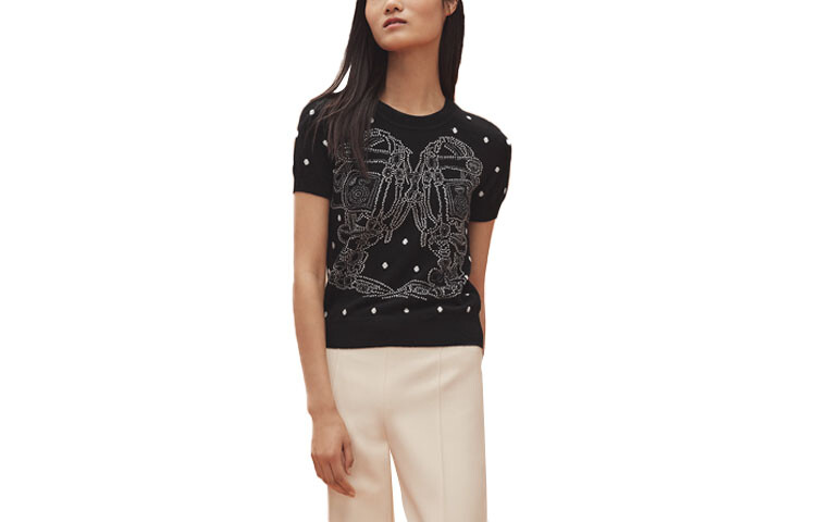 SS23 Кашемировый свитер женский черный Hermes
SS23 Кашемировый свитер женский черный Hermes