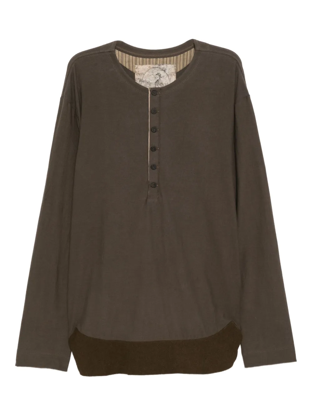 Лонгслив с воротником Henley Ziggy Chen, зеленый
Лонгслив с воротником Henley Ziggy Chen, зеленый