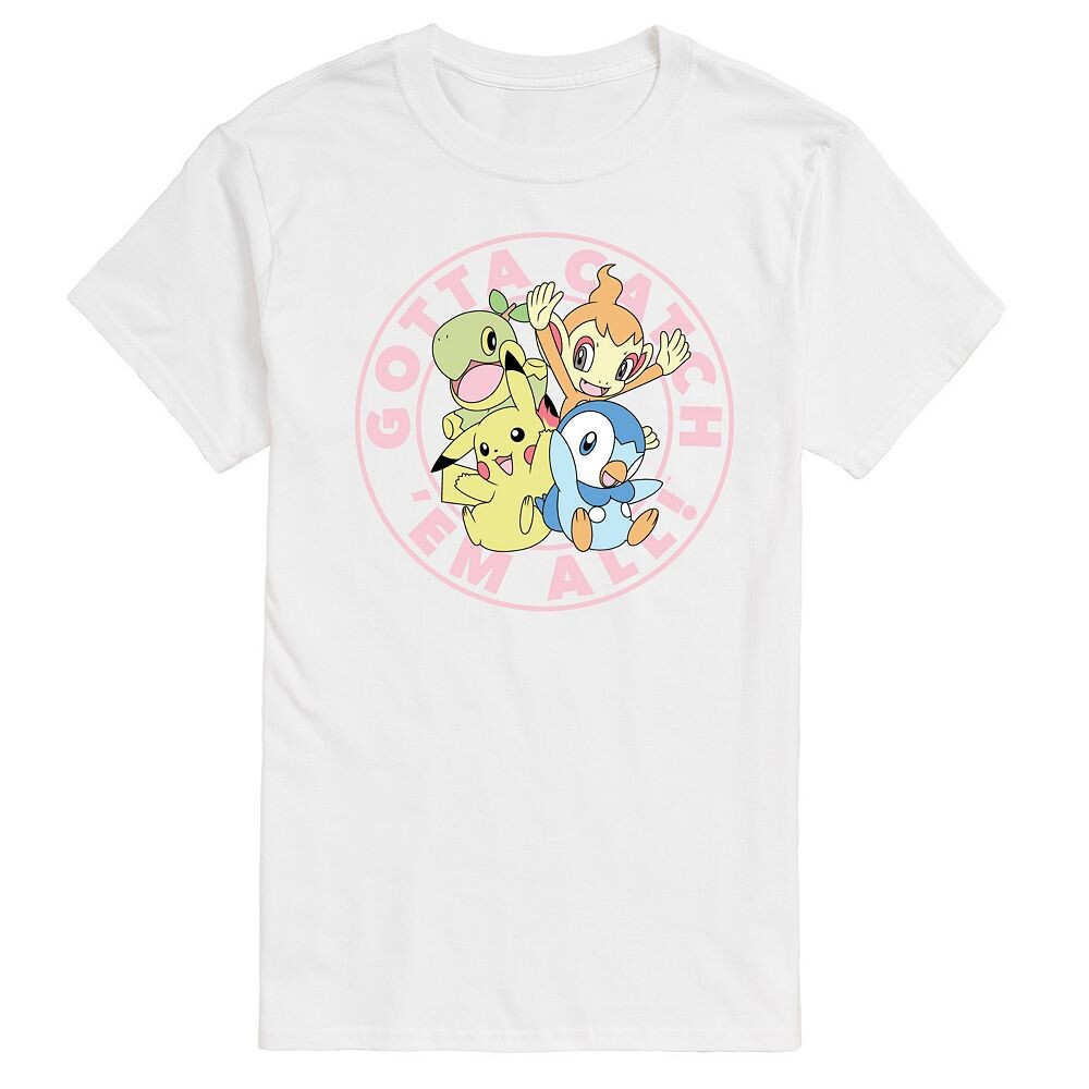 Мужская футболка с рисунком Pokemon Gotta Catch 'Em All, белый
Мужская футболка с рисунком Pokemon Gotta Catch 'Em All, белый