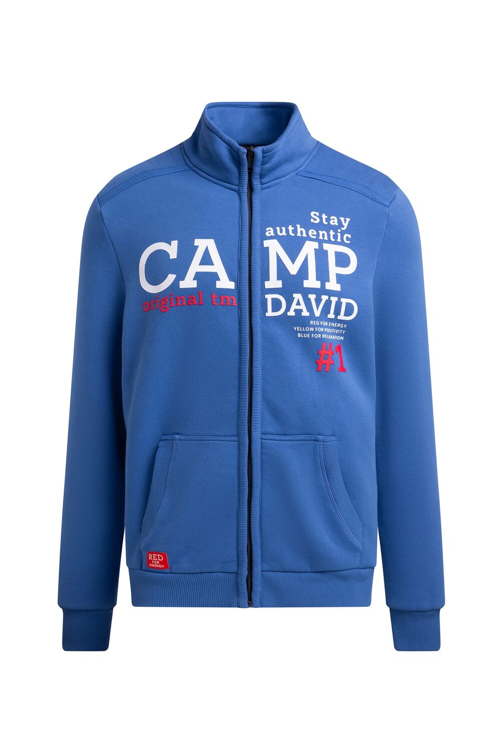CAMP DAVID Худи на молнии в синем цвете
CAMP DAVID Худи на молнии в синем цвете