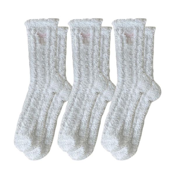 Женские носки 3-pack с вышитым бантом и мягкой плюшевой текстурой Anna-Kaci, Gray
Женские носки 3-pack с вышитым бантом и мягкой плюшевой текстурой Anna-Kaci, Gray