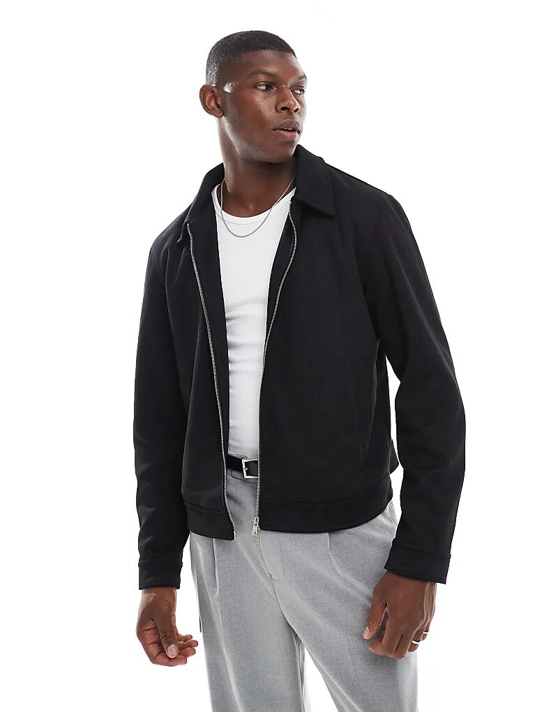 Куртка Харрингтон из замши ASOS DESIGN черного цвета, Черный, Куртка Харрингтон из замши ASOS DESIGN черного цвета
Куртка Харрингтон из замши ASOS DESIGN черного цвета, Черный, Куртка Харрингтон из замши ASOS DESIGN черного цвета