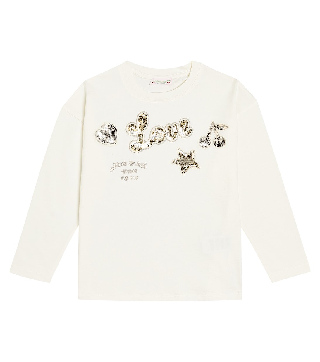 Хлопковая футболка tien с пайетками Bonpoint, белый
Хлопковая футболка tien с пайетками Bonpoint, белый