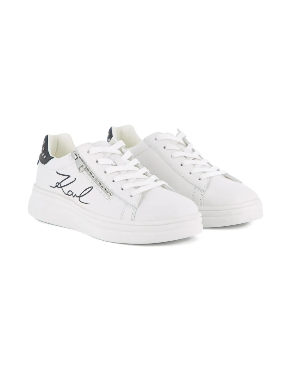 Кеды на молнии Karl Lagerfeld Kids, белый
Кеды на молнии Karl Lagerfeld Kids, белый