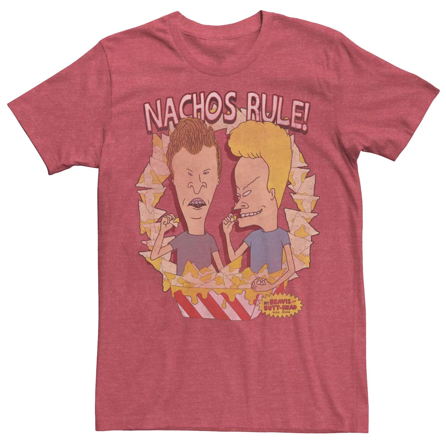 Мужская футболка Beavis and Butt-Head Nachos Rule Licensed Character
Мужская футболка Beavis and Butt-Head Nachos Rule Licensed Character