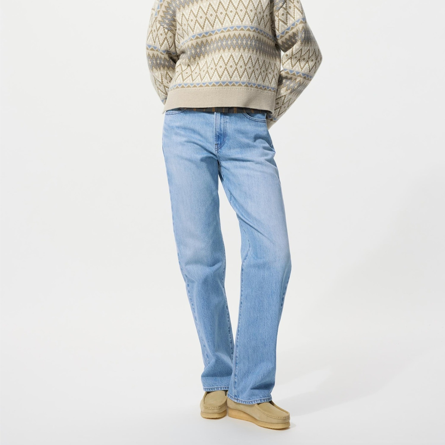 Джинсы Uniqlo Straight Elongated, светло-синий
Джинсы Uniqlo Straight Elongated, светло-синий