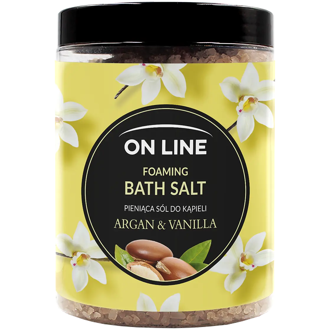 On Line пенящаяся соль для ванн, 1200 г
On Line пенящаяся соль для ванн, 1200 г