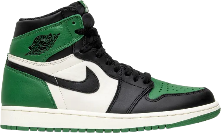 Кроссовки Air Jordan 1 Retro High OG Pine Green Sample, зеленый 
Кроссовки Air Jordan 1 Retro High OG Pine Green Sample, зеленый