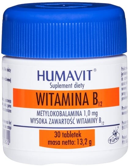 Humavit Витамин B12, Добавка , 30 таблеток Inna marka
Humavit Витамин B12, Добавка , 30 таблеток Inna marka